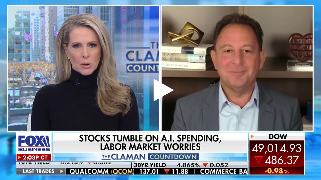 Peter Mallouk on Fox Business's The Claman Countdown with the host